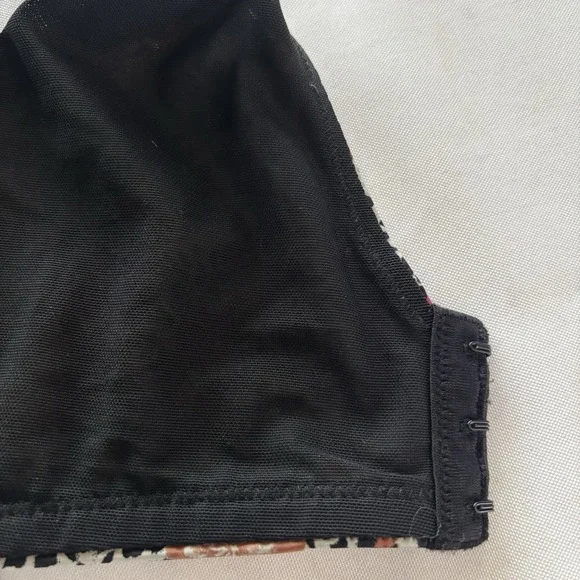 Torrid Curve Bra 38 DDD Leopard Floral Print - Picture 6 of 8